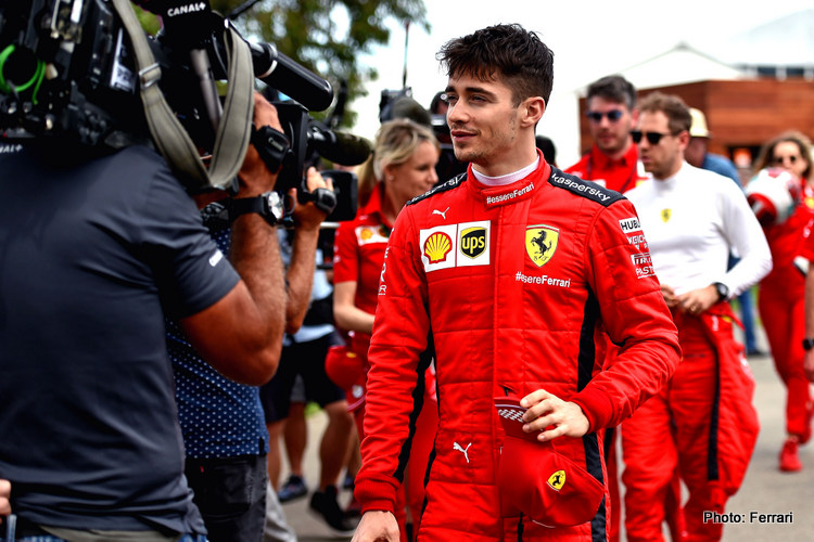 Leclerc leads Race for the World esports event