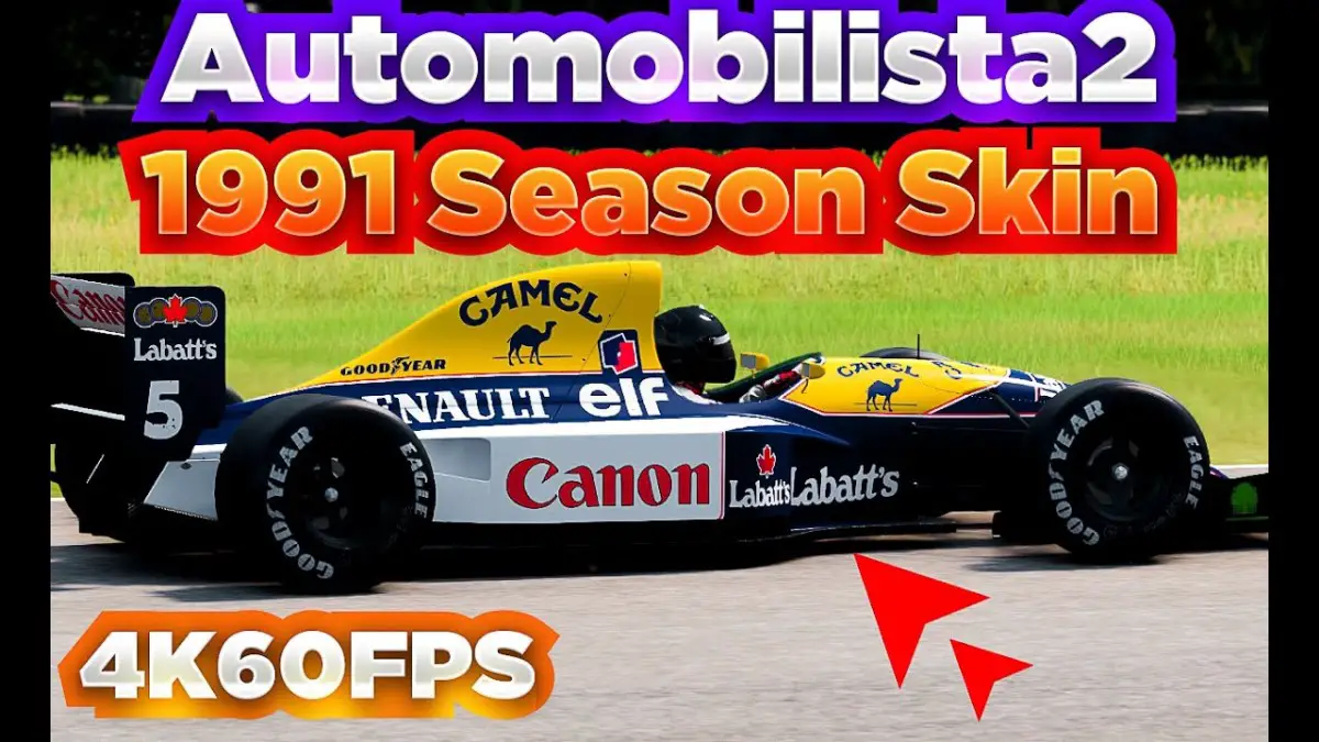 F1 1991 Season Skins Mod Automobilista 2