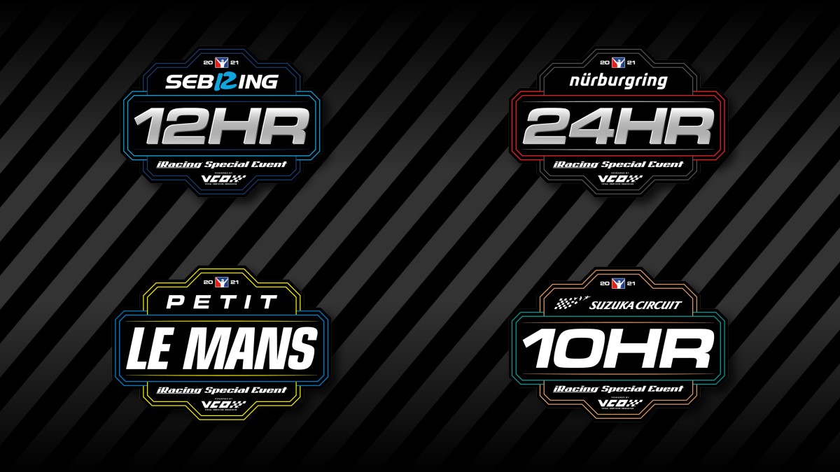 iRacing: presents the VCO Grand Slam for 2021
