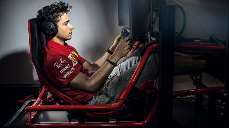 Leclerc: Mental approach in simming same as real racing