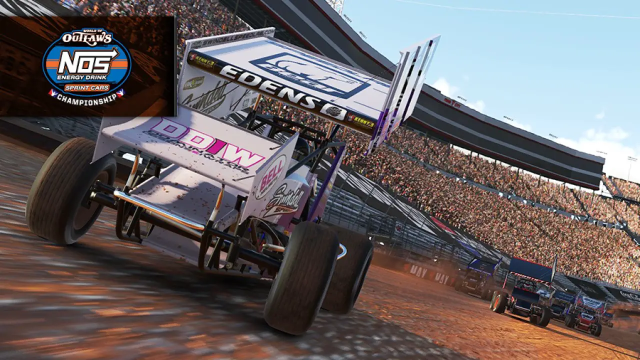 Edens Wins iRacing World of Outlaws Inaugural Bristol Race