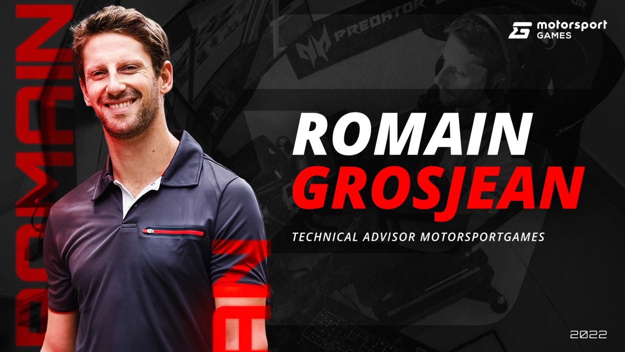 Romain Grosjean Partners With Motorsport Games