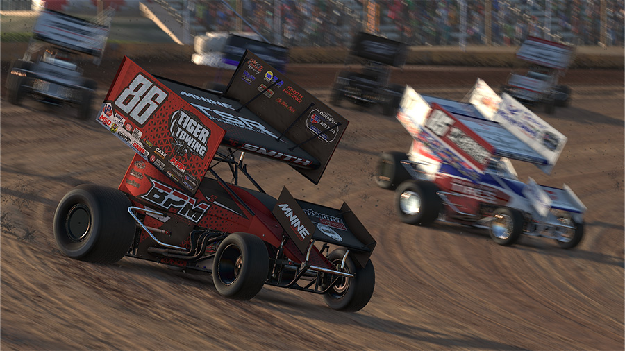 iRacing World of Outlaws Carquest Sprint Car: Smith Wins at Cedar Lake