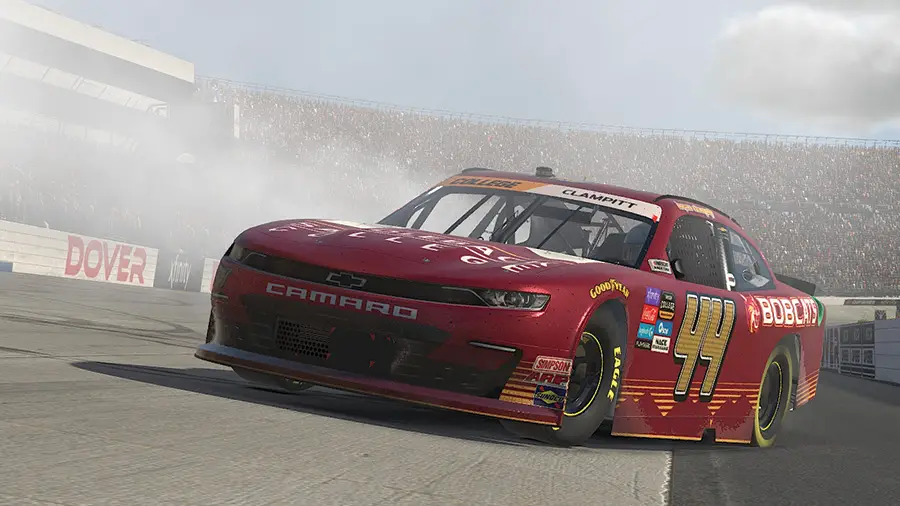 Clampitt Wins Again in eNASCAR College iRacing Series at Dover