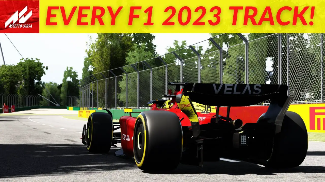 All F1 2023 Tracks for Assetto Corsa