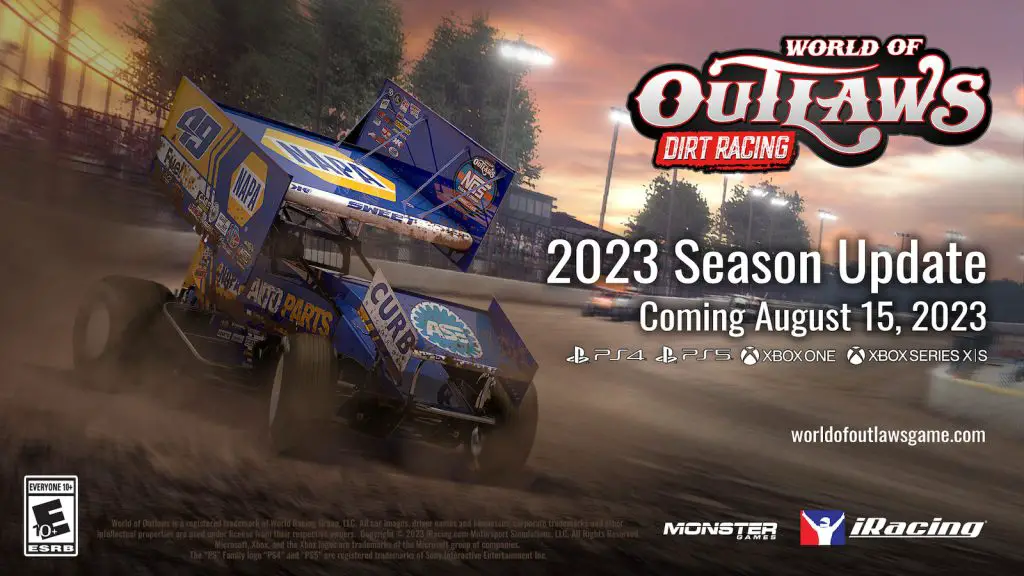 World of Outlaws: Dirt Racing 2023 Season Update Hits PlayStation and Xbox August 15