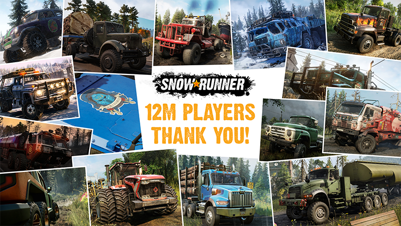 New Expeditions MudRunner Game & SnowRunner Hits 12 Million Players
