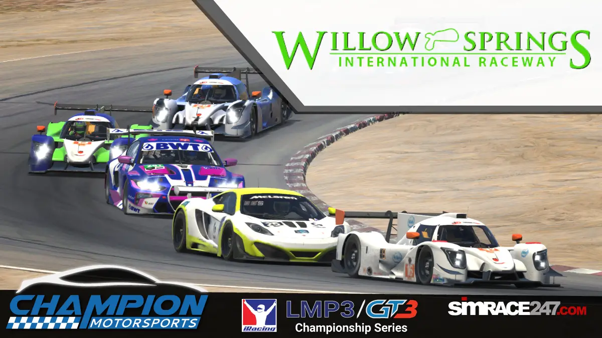Champion Motorsports LMP3/GT3 Championship iRacing