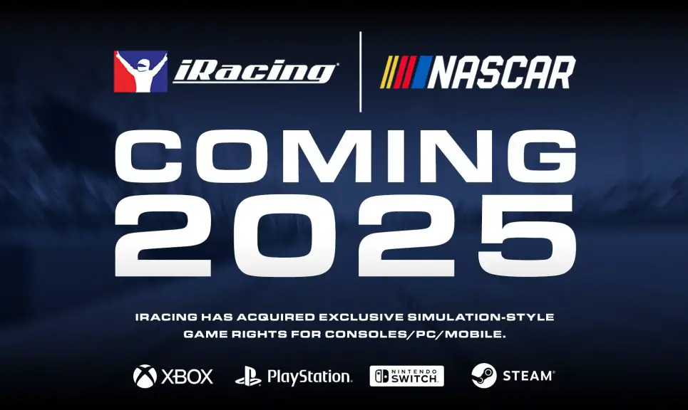 iRacing to Develop NASCAR Game For 2025