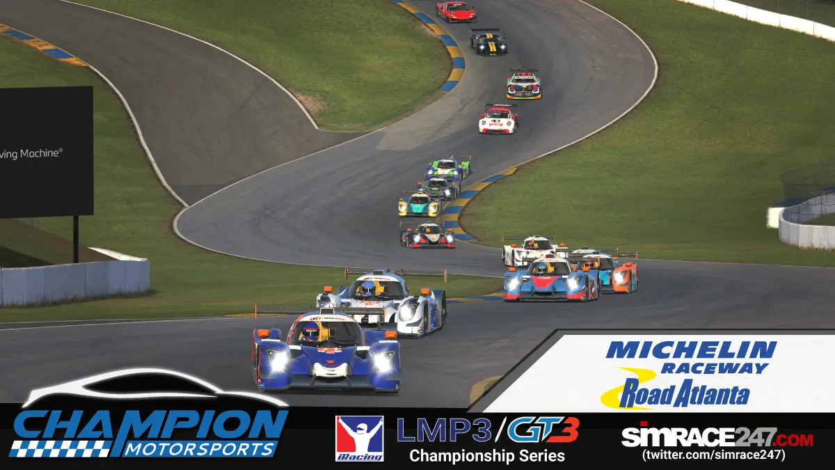 CMS LMP3/GT3 Championship iRacing at Road Atlanta